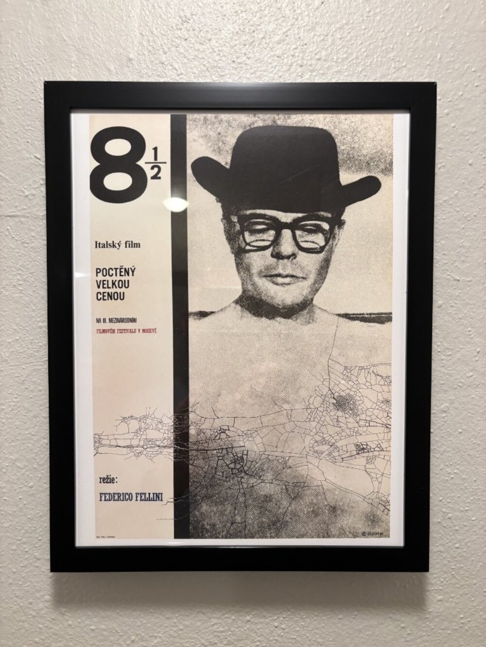8½ (1963) Framed 8.5x11 Inch Art Print